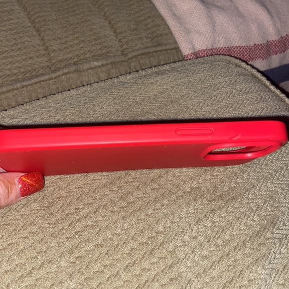 iPhone 13 Pro Max Case, Liquid Silicone Case RED - Picture 12 of 12